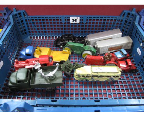 A Quantity of Mid XX Century Diecast Vehicles, by CIJ, Charbens, Crescent and others, all playworn.