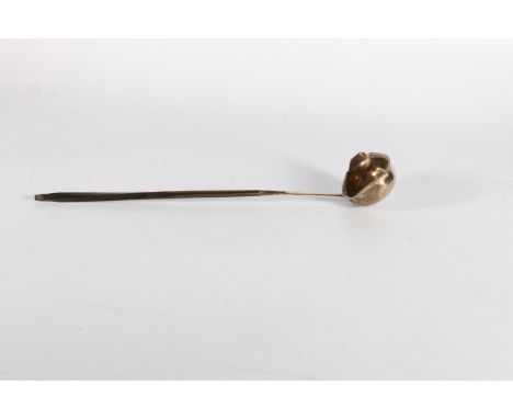 Antique silver and balleen handled toddy ladle. 