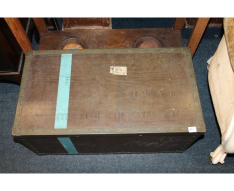 Military interest trunk, 'Air Force Organisation equipment', 78cm. 