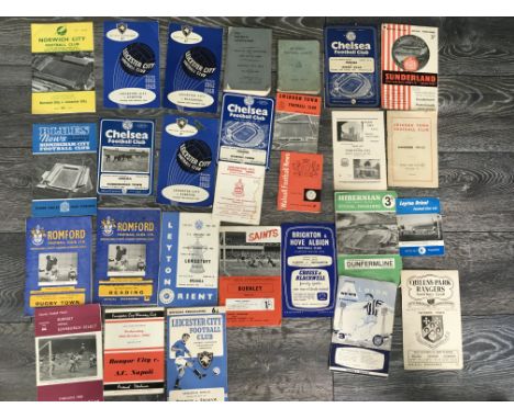 Football Programmes + Handbooks: Wide range of programmes from the early to mid 60s plus a 51/52 Swindon handbook. Includes 5