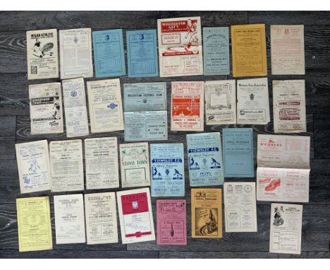 1950s Non League Football Programmes: Not to be missed collection as always fresh to the public from the public. Includes 49/