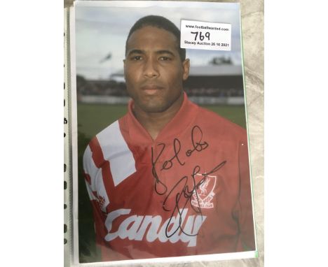 Signed Football Photos: Mainly 12 x 8 inch all undedicated with names such as John Barnes Ron Harris Tim Sherwood Alan Kenned