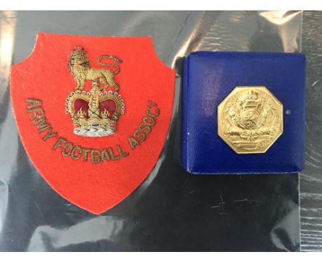 Maurice Setters 1956 Army Match Football Memorabilia: Quality medal in original case presented to West Brom player Maurice fo