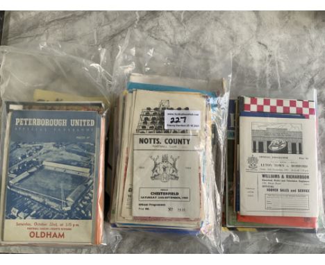 League Clubs v Ex League Clubs Football Programmes: From the 60s onwards to include League v Non League in the FA Cup with so