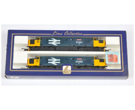 Lima OO L205262 BR Blue Class 37 Ltd Edition Loco Twin Pack. With 37261 Caithness &amp; 37262 Dounreay Loco's, come with addi