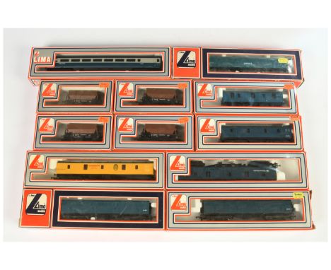 Lima mixed group of Rolling Stock to include 305658 57ft GUV Bogie Parcel Van "Theakstons" and others (see photo). Conditions