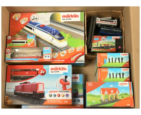 Marklin My World Set, Loco, Accessories &amp; Track. To include 29208 Eurostar Train Set, 36101 Class 212 Diesel Loco with re