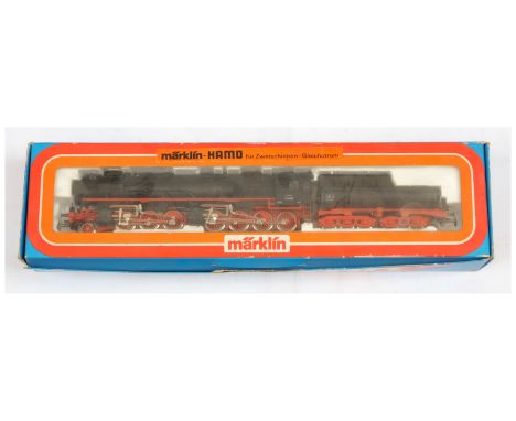 Marklin Hamo HO Gauge 2-rail Ref 8302 2-6-8 DB black livery Class 53 (Borsig) No.53 0001. Condition is Excellent Plus in Good