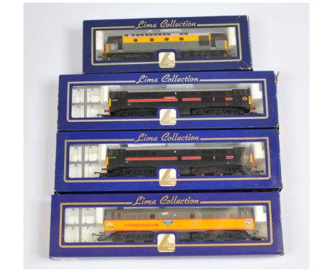 Lima OO Group of 4x Class 31 &amp; 33 Diesel Loco's. L204673 Fragonset Railways 31452 Black / Red, 204756 Ltd Edition Class 3