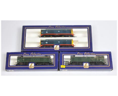 Lima OO Group of Class 20 Diesel Loco's. Comprising L149974 Ltd Edition BR Blue Twin Pack 20172 Redmire &amp; 201173 Wensleyd