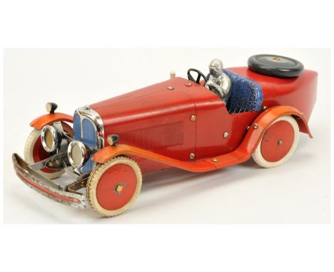 Meccano Pre-War 1930's No.2 Motor Car. Please note this model has been fully restored. Condition is Fair.&nbsp;