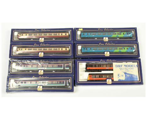 Lima OO Group of 4x Class 101 &amp; 156 DMU sets. Comprising Ltd Edition 149959 Metro - Cammell Orange / Black Strathclyde Tr