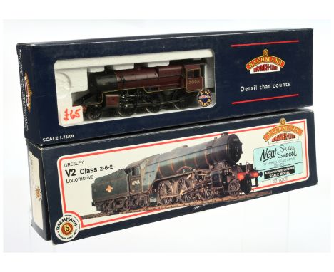 Bachmann Branchline OO Pair of LNER &amp; LMS Steam Loco's. Comprising 31-558 2-6-2 LNER Green 4844 Coldstreamer Gresley V2 C