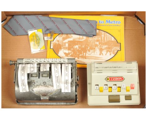 Original Tram Ticket Machine along with other items (see photo). Conditions are generally Good.&nbsp;