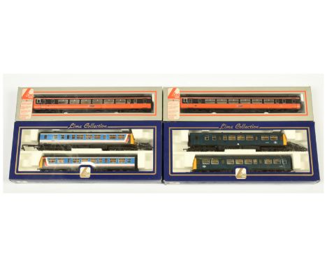 Lima OO Group of Class 101 &amp; 156 DMU sets. 149896 BR Network SouthEast 53311 - 53322, 149897 BR Blue - Yellow Ends M50304