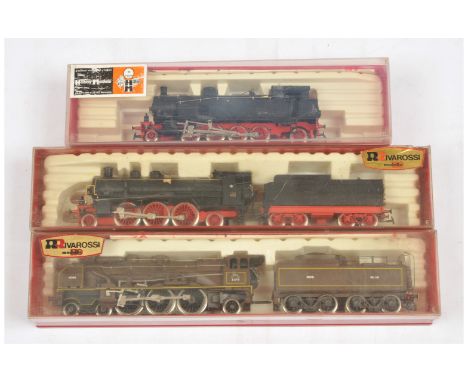 Rivarossi HO Gauge group of Steam Locomotives to include Ref 1337 brown Nord No.1173 "La Chapelle" and others (see photo). Co
