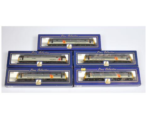 Lima OO Group of 5x Railfreight &amp; Freightliner Class 47 Diesel Loco's. Comprising L205075 - 47323 Railfreight Distributio