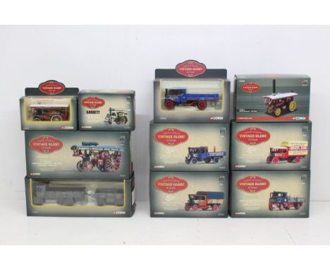 Corgi: A collection of ten boxed Corgi: Vintage Glory of Steam vehicles, to include: CC20004, CC20513, CC20206, 80303, 80304,