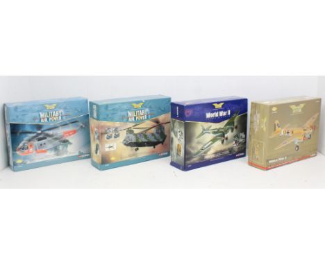 Corgi: A collection of four boxed Corgi: The Aviation Archive, Reference AA36701, AA3701, AA34202 and AA33406. Original boxes
