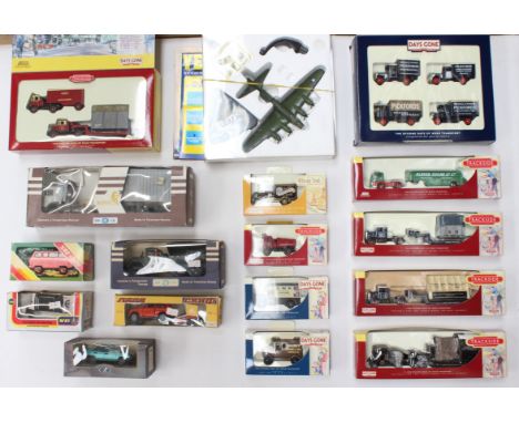 Diecast: A collection of assorted diecast vehicles to include: examples of Days Gone Trackside, and a collection of six boxed