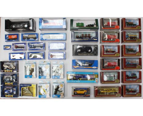 Diecast: A collection of assorted boxed diecast vehicles, to include: Exclusive First Editions (EFE), Gilbow, Base Toys and m