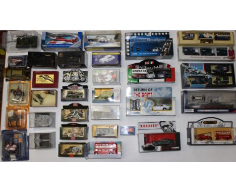 Diecast: A collection of assorted boxed vehicles, to include: Corgi, Minichamps, Ixo, Days Gone and more. Original boxes, gen