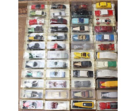 Solido: A collection of assorted cased Solido vehicles. Approx. 45 examples. Vehicles appear in a good condition. Cases have 
