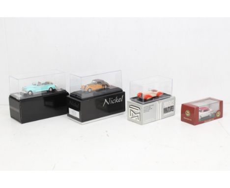 Diecast: A collection of four boxed diecast vehicles, to include: Silas Models 1960 Sunbeam Rapier Series, Provence Miniature