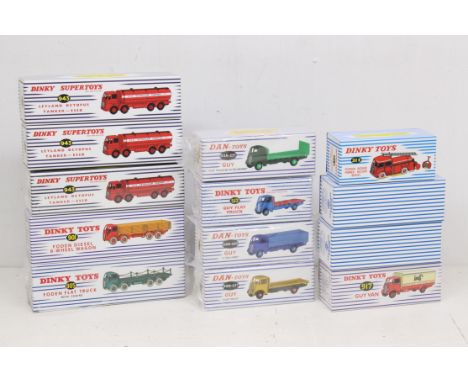 Atlas: A collection of twenty boxed&nbsp;Atlas Edition Dinky Toys vehicles, to include: Leyland Octopus, Foden Diesel, Foden 