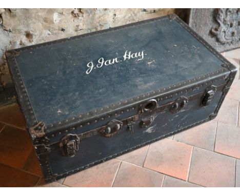 A vintage travel trunk 