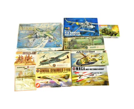 Model Kits - a collection of vintage Airfix, Revell and Matchbox plastic model kits. Largely of aviation and military interes