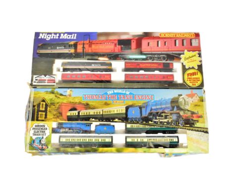 Model Railway - x2 original Hornby OO gauge model railway trainsets comprising R137 Thomas The Tank Engine Gordon Passenger s