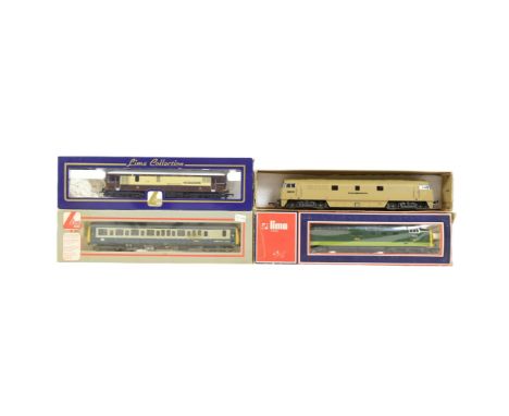 Model Railway - a collection of x4 Lima made OO gauge model railway diesel trainset locomotive engines comprising; Meld, Brig