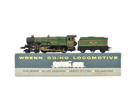 Model Railway - an original Wrenn made OO gauge model railway trainset locomotive engine No. 2221 Castle Class 4-6-0 'Cardiff