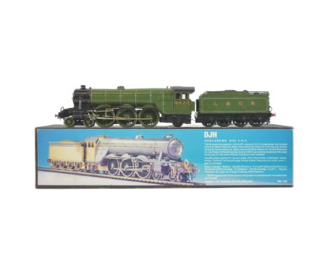 Model Railway - a kit built DJH made OO gauge model railway trainset locomotive LNER 4-6-2 engine. Highly detailed kit built 
