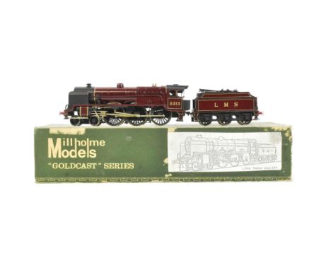 Model Railway - a kit built Millholme Models Goldcast Series OO gauge model railway locomotive LMS Patriot 4-6-0 with tender.