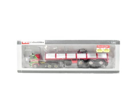 Diecast - an original WSI made 1/50 scale boxed diecast model haulage lorry No. 06-1084 Fonteijn Weert DAF 3300 6x2 brick tra