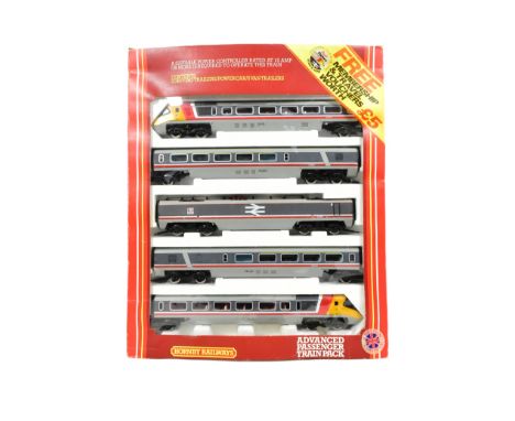 Model Railway - a vintage Hornby OO gauge model railway locomotive trainset, No. R794 Advanced Passenger Train Pack, containi