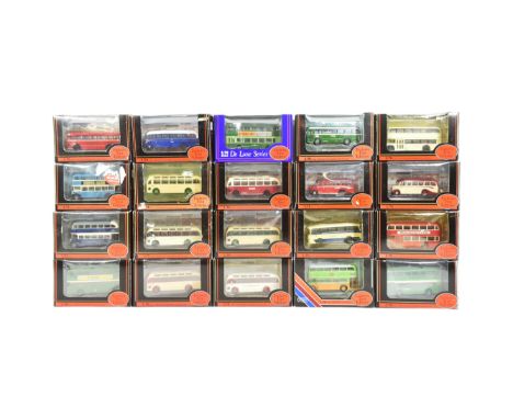Diecast - a collection of x20 Gilbow / EFE Exclusive First Editions 1/76 scale boxed diecast model buses. Various companies a