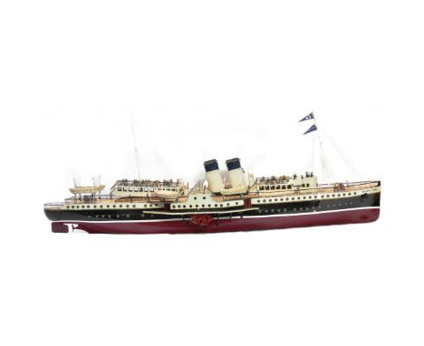 From The Estate of Richard Webb - a large scale scratch built model of the Bristol Queen passenger vessel that operated in th