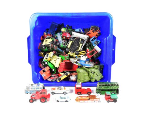 Diecast - a large collection of vintage Dinky Toys and Corgi Toys, Matchbox Series and other diecast model cars, haulage vehi