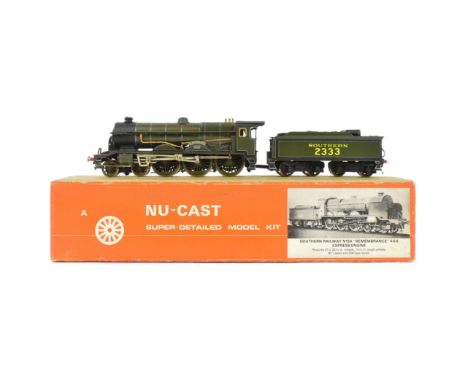 Model Railway - a kit built Nu-Cast OO gauge model railway trainset locomotive engine Southern Railway N15X ' Remembrance ' 4
