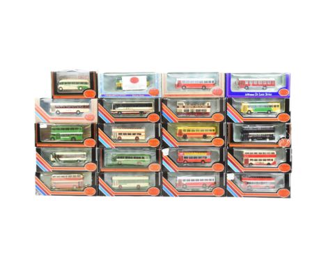Diecast - a collection of x20 Gilbow / EFE Exclusive First Editions 1/76 scale boxed diecast model buses. Various companies a