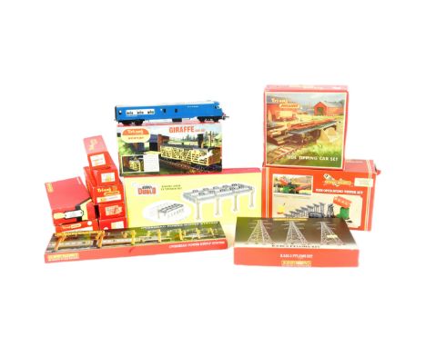 Model Railway - a collection of boxed Triang / Hornby OO gauge model railway trainset locomotive engine, rolling stock and ac