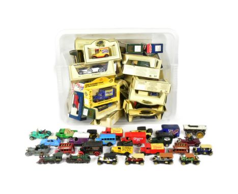 Diecast - a large collection of of assorted boxed and loose diecast model cars to include a large assortment of Lledo Days Go