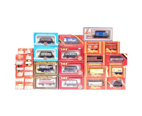 Model Railway - a collection of assorted OO gauge model railway trainset locomotive rolling stock wagons. Largely Hornby, alo
