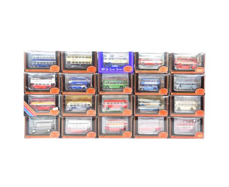 Diecast - a collection of x20 Gilbow / EFE Exclusive First Editions 1/76 scale boxed diecast model buses. Various companies a