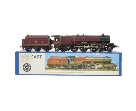 Model Railway - a kit built Nu-Cast made OO gauge model railway trainset locomotive engine LMS Princess Elizabeth 4-6-0 with 
