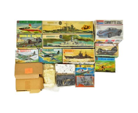 Model Kits - a collection of vintage Airfix and Matchbox plastic model kits. Largely of aviation and military interest along 