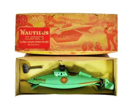 Sutcliffe - an original vintage Sutcliffe made ' Nautilus ' tinplate clockwork submarine from Walt Disney's 20,000 Leagues Un